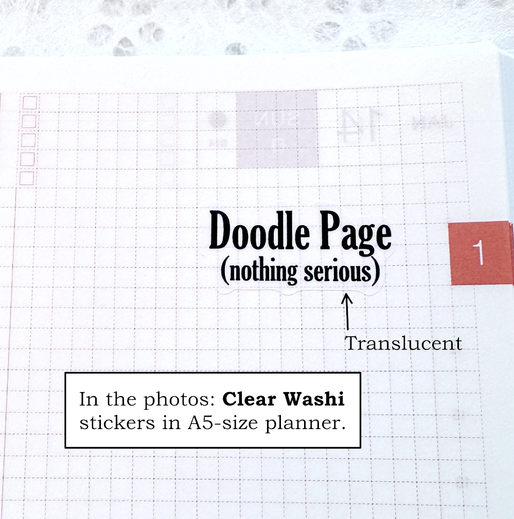 Daily Pages - sticker sheet by TAOthings Studio