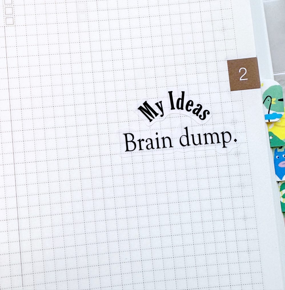Daily Pages - sticker sheet by TAOthings Studio