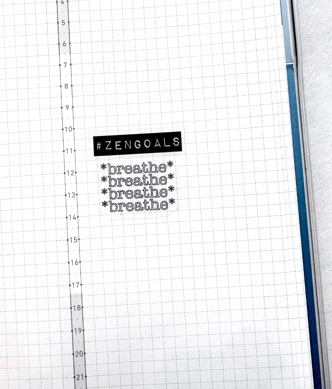 Keep Calm (Zen Goals) - mini sticker sheets by TAOthings Studio