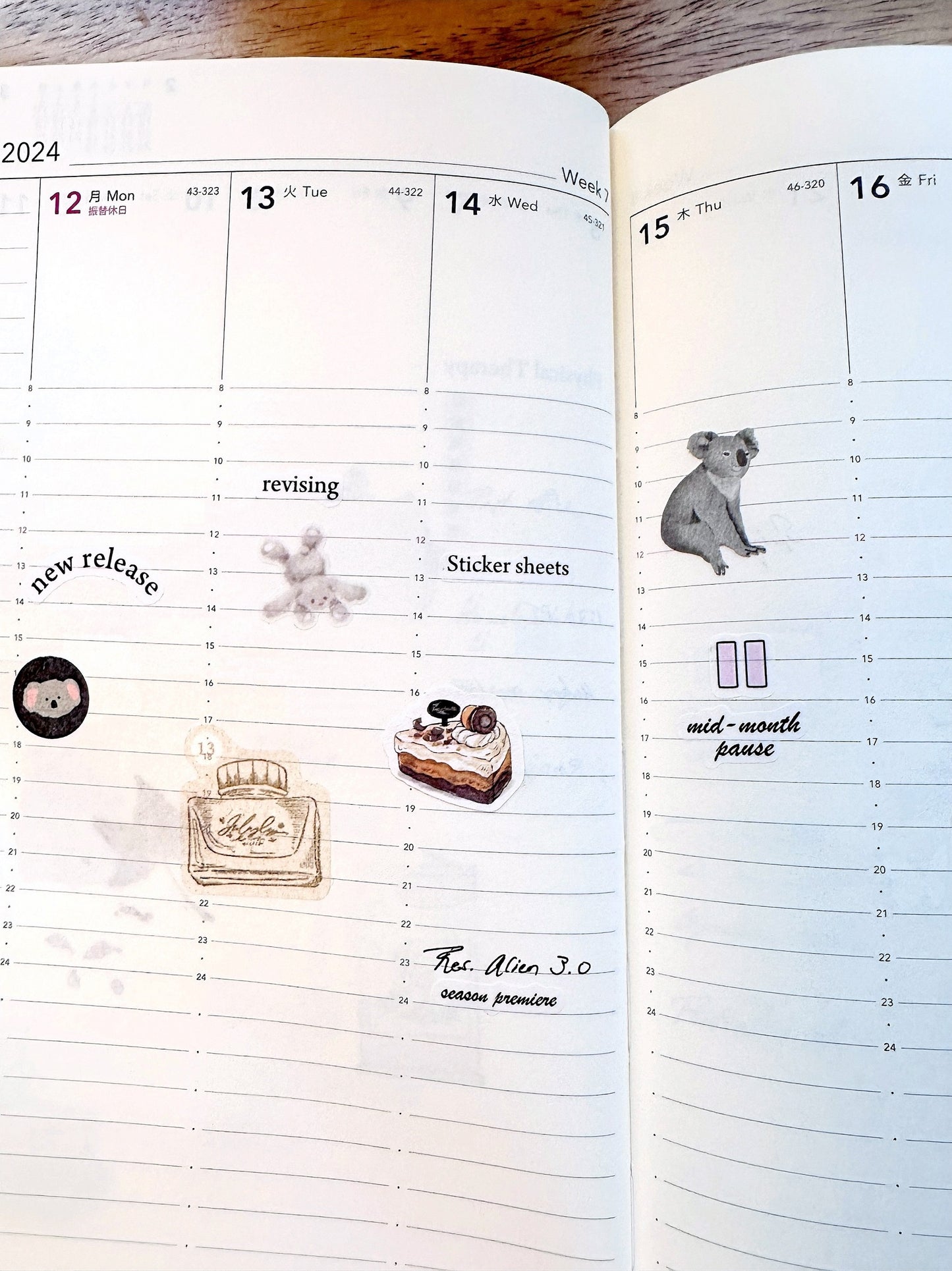Mid-Month Pause/Paws - mini planner sticker sheets by TAOthings Studio