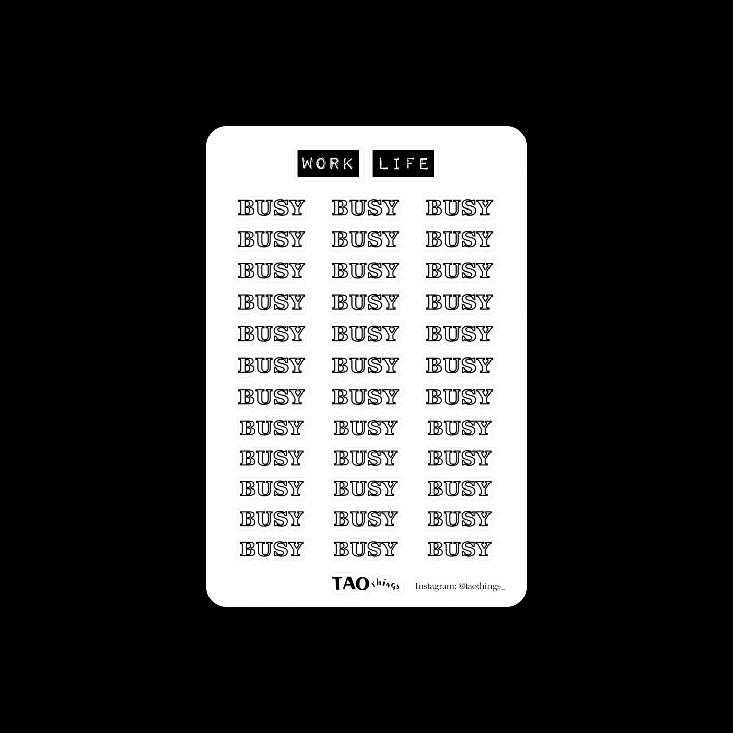 Blank Pages - sticker sheet by TAOthings Studio