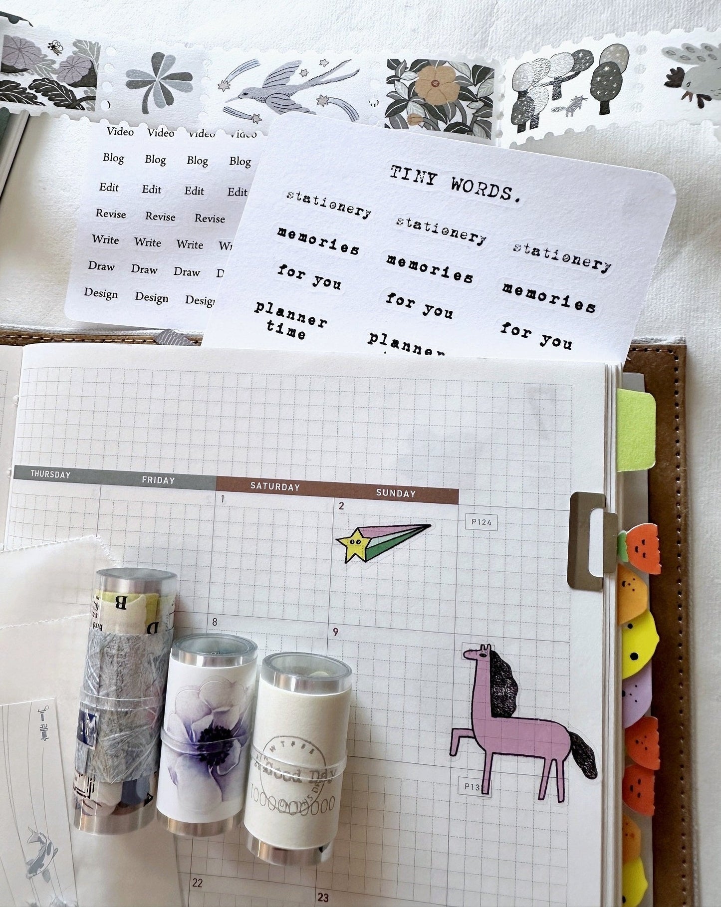 Small Words, Big Feelings - sticker sheets by TAOthings Studio