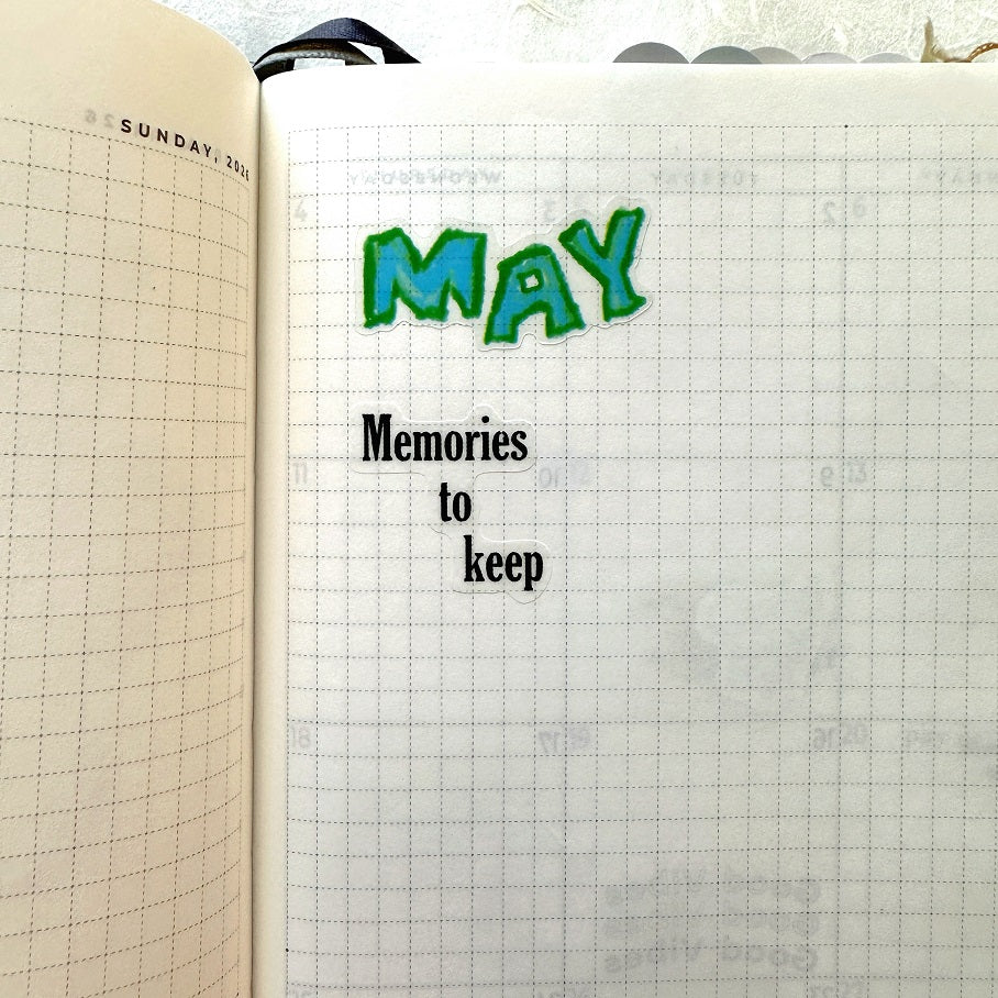 Messy Months - sticker sheets by TAOthings Studio