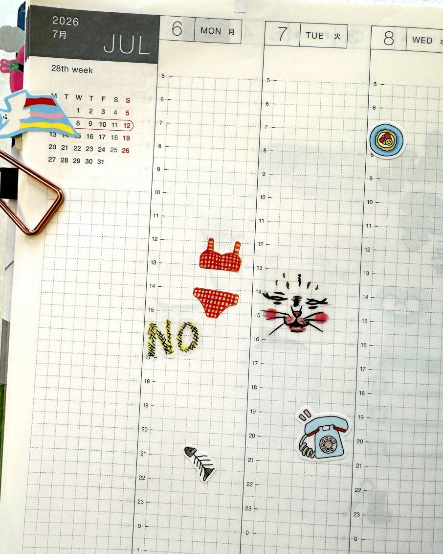 Messy Months - sticker sheets by TAOthings Studio