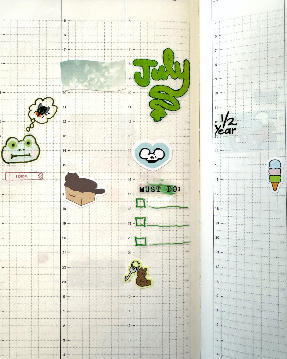 Messy Months - sticker sheets by TAOthings Studio