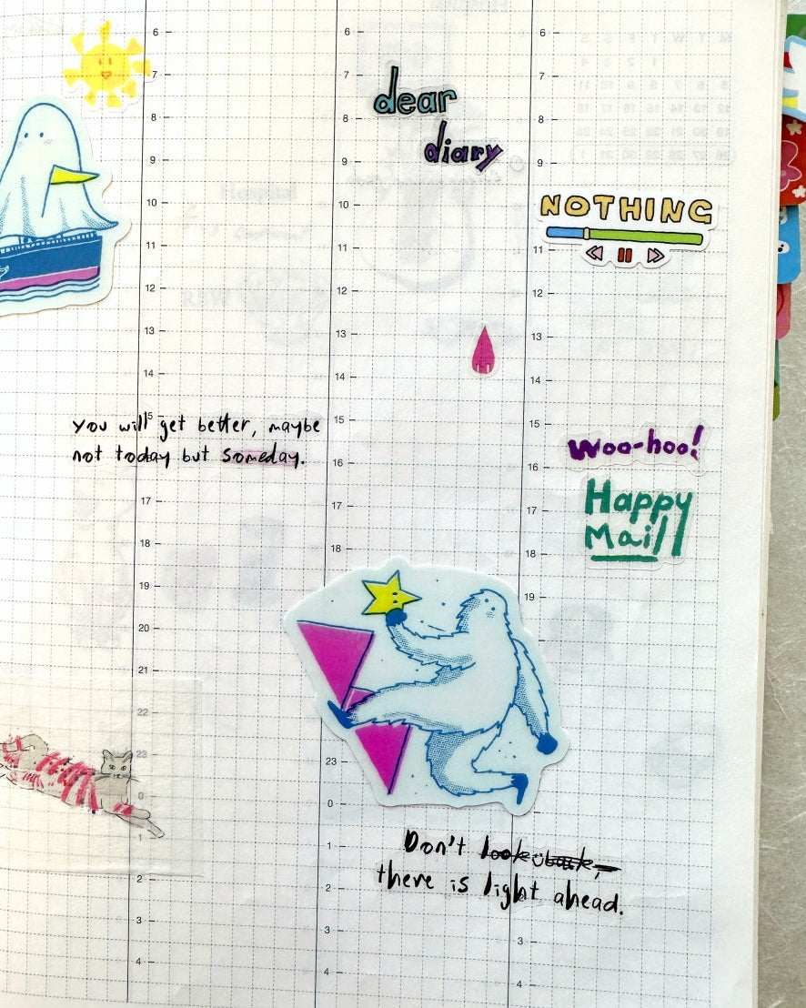 Messy Months - sticker sheets by TAOthings Studio