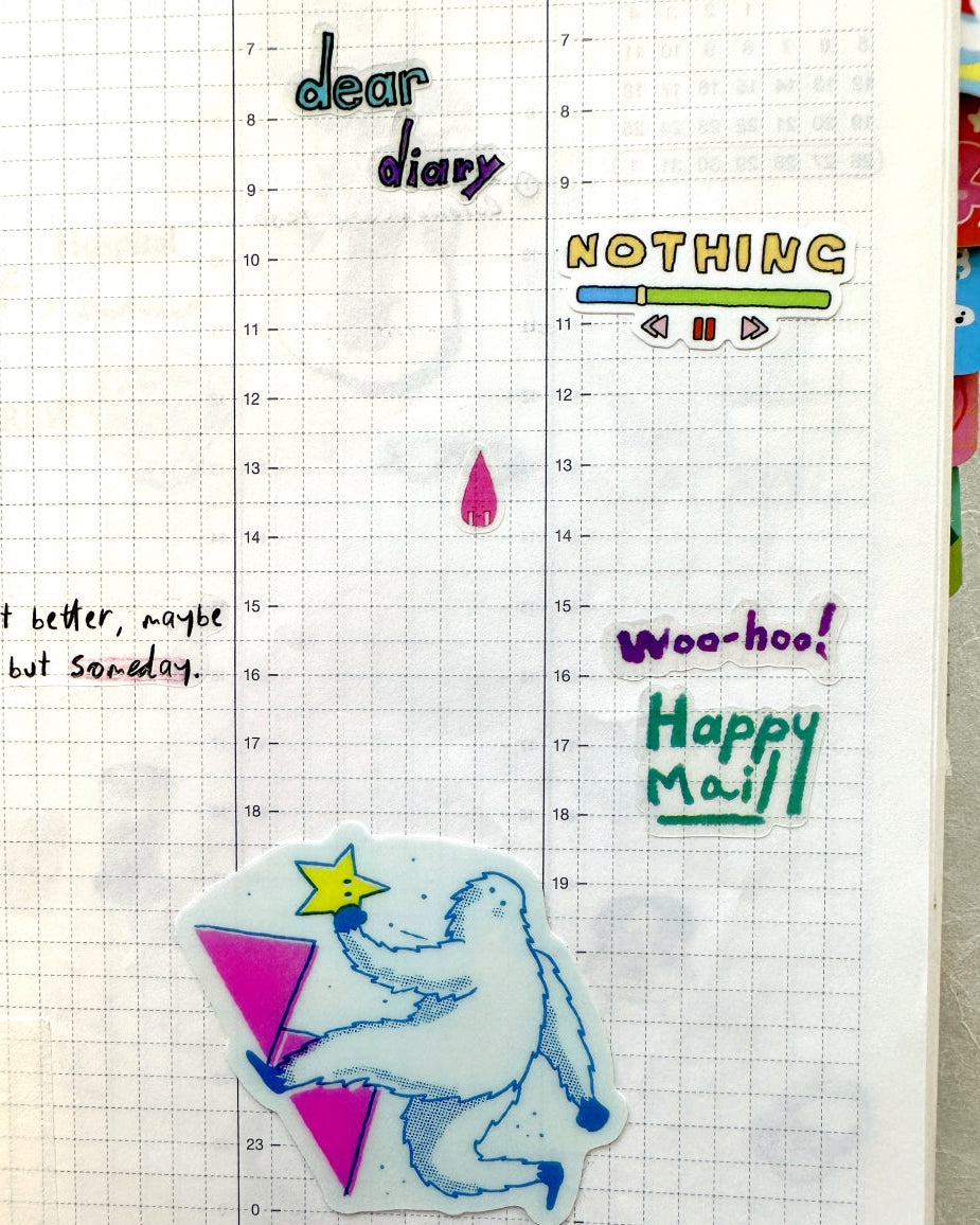 Messy Months - sticker sheets by TAOthings Studio