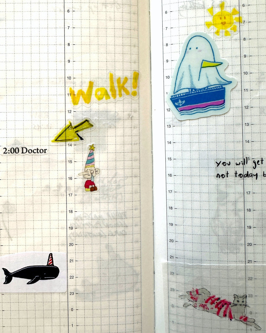 Messy Months - sticker sheets by TAOthings Studio