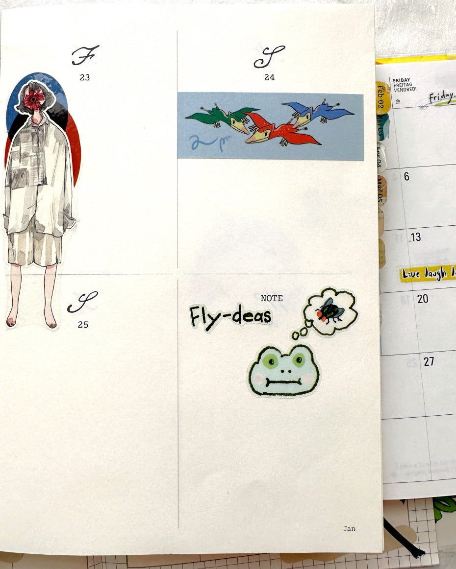 Messy Months - sticker sheets by TAOthings Studio