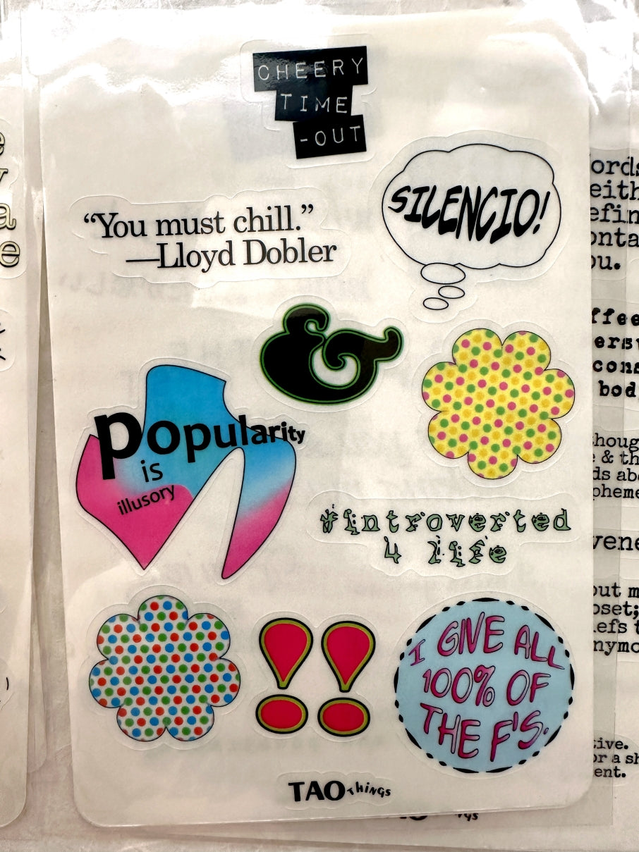 Positive Self-Talk - sticker series by TAOthings Studio