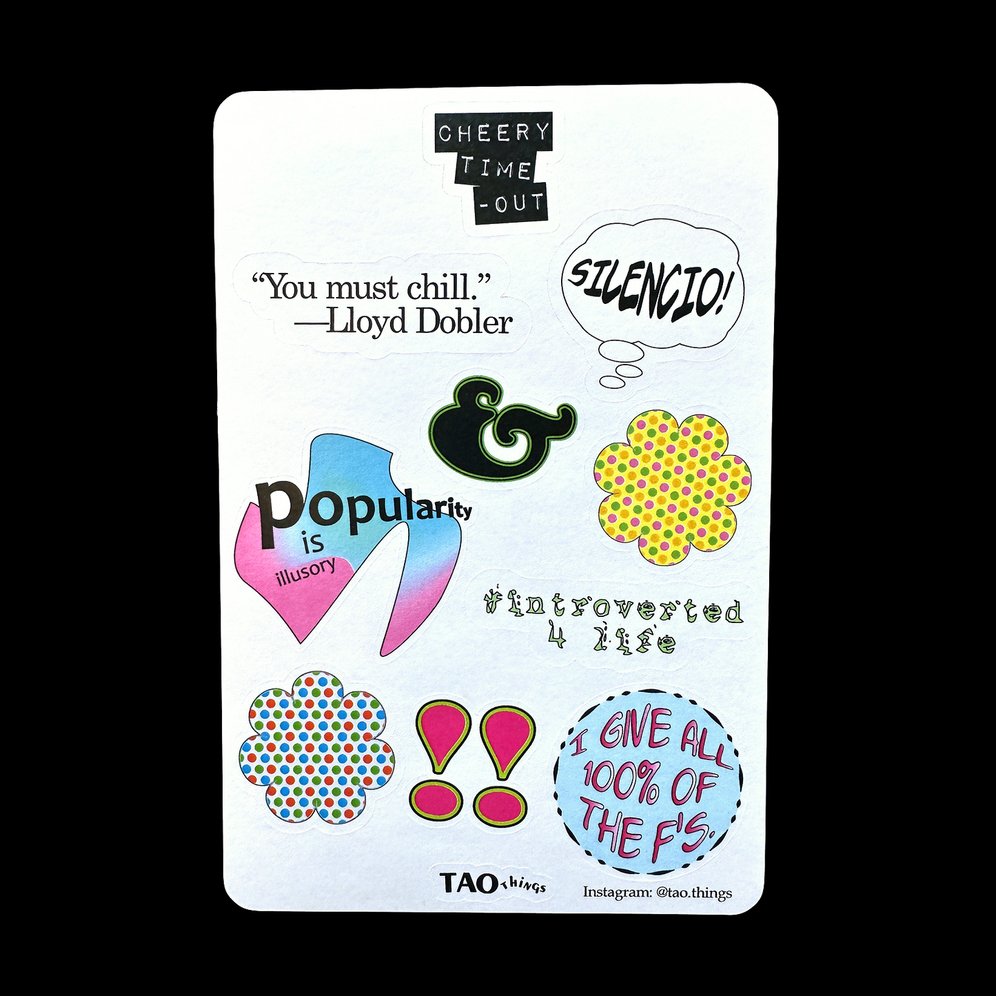 Positive Self-Talk - sticker series by TAOthings Studio