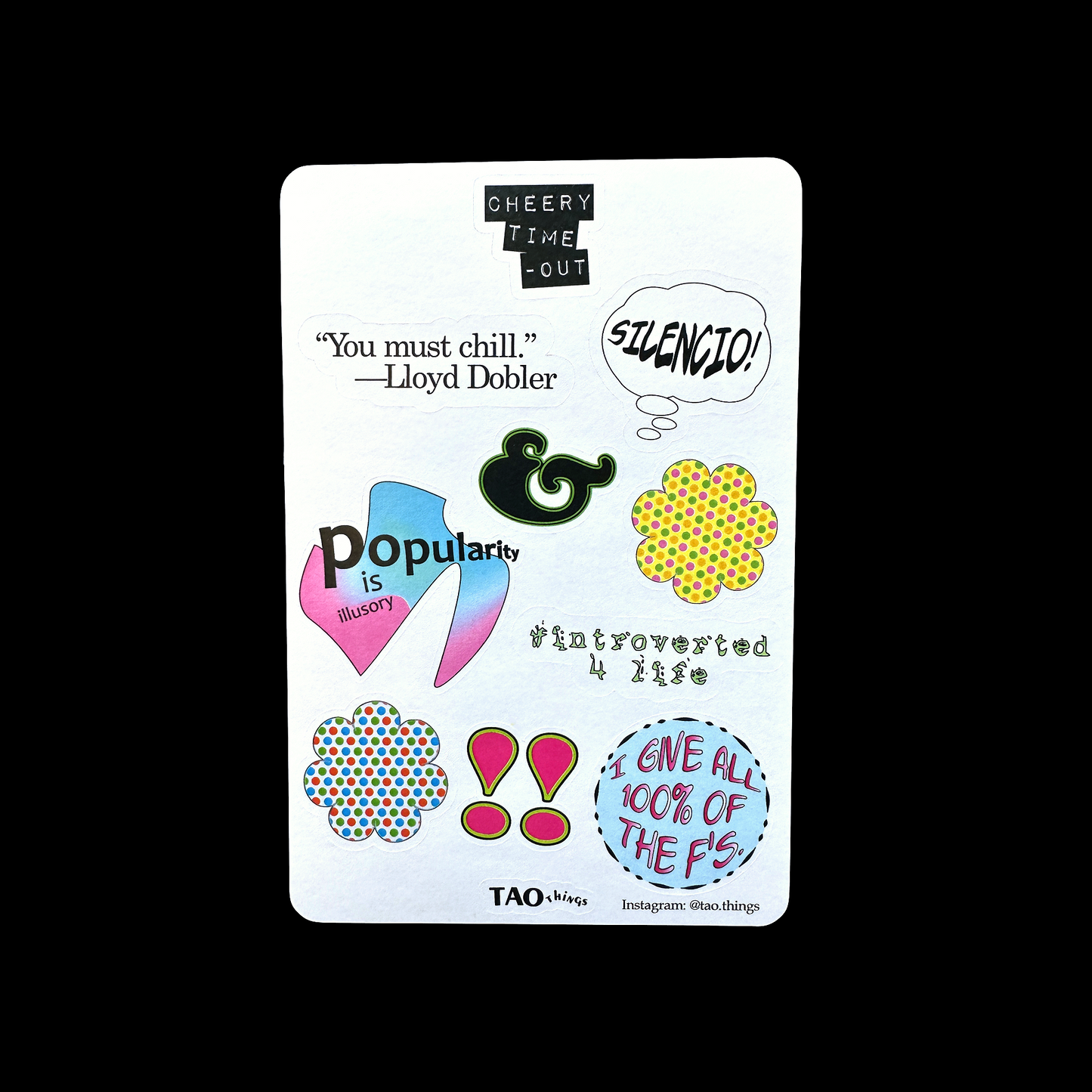 Positive Self-Talk - sticker series by TAOthings Studio