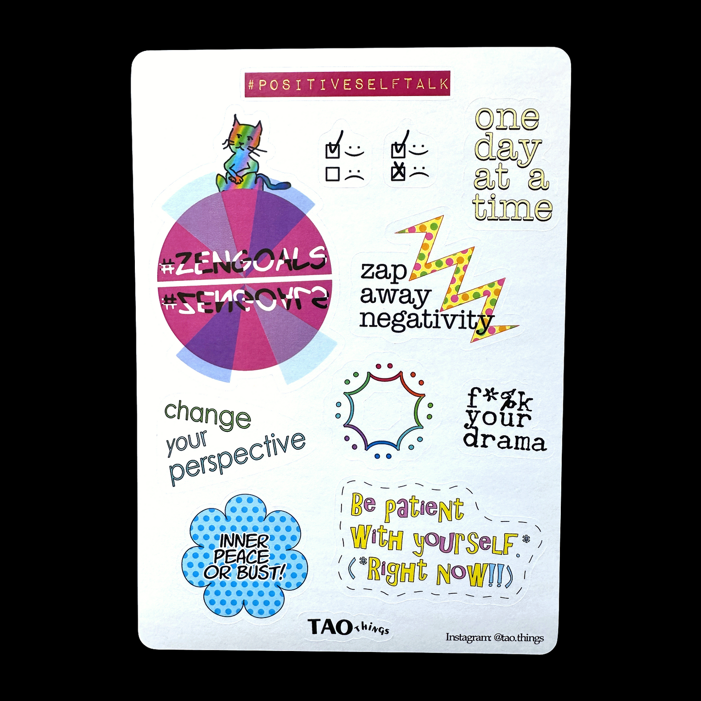 Positive Self-Talk - sticker series by TAOthings Studio