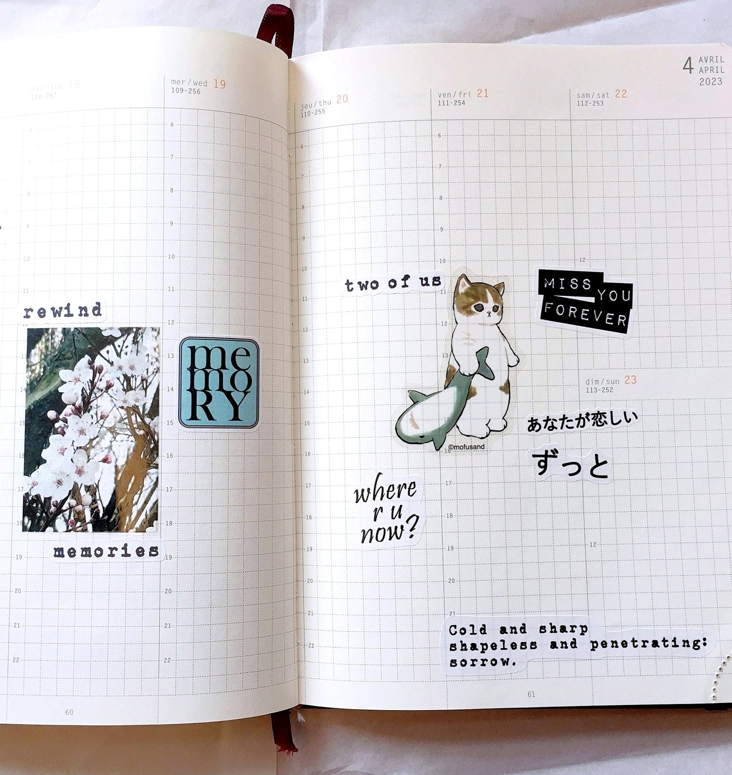 Miss You Forever - sticker sheet by TAOthings Studio