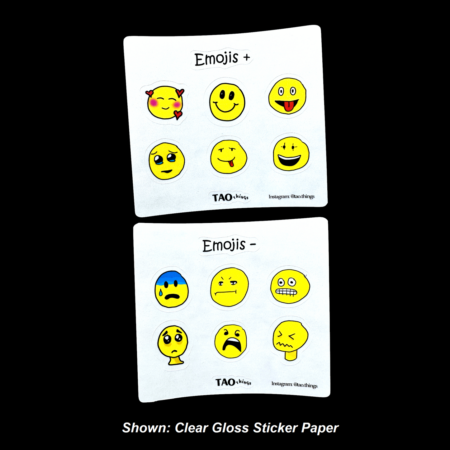 Emojis (All the feels) - sticker sheets by TAOthings Comics