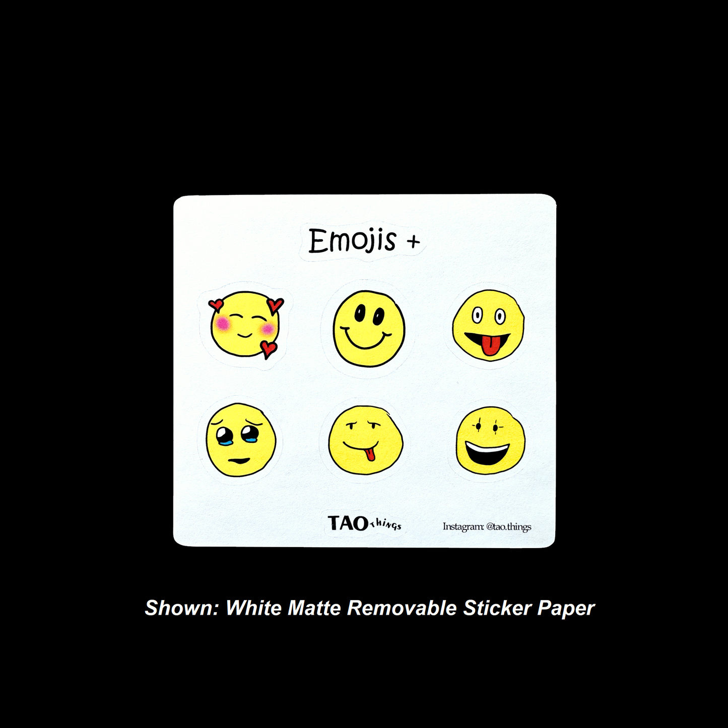 Emojis (All the feels) - sticker sheets by TAOthings Comics