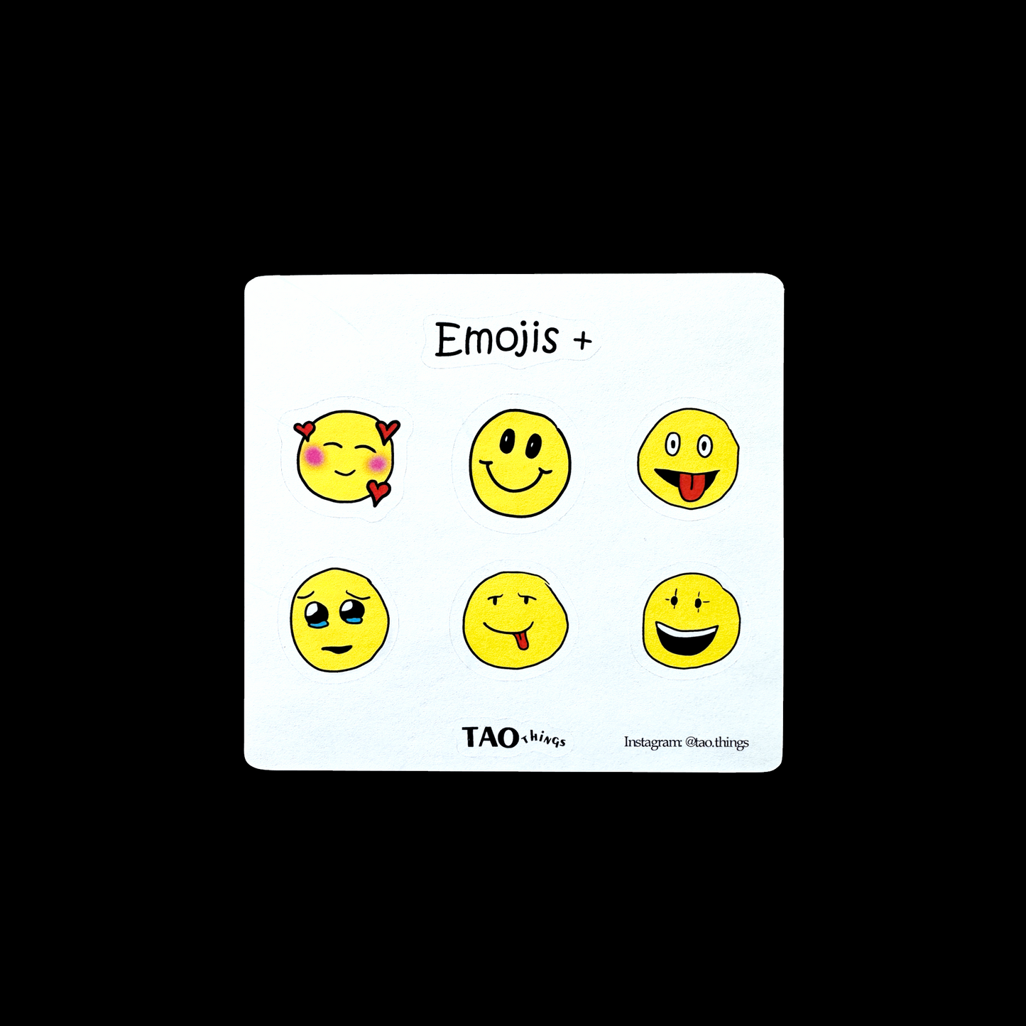 Emojis (All the feels) - sticker sheets by TAOthings Comics