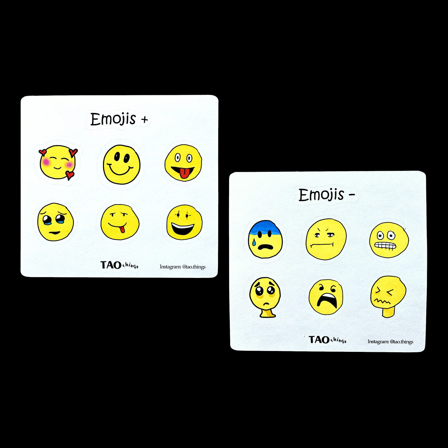 Emojis (All the feels) - sticker sheets by TAOthings Comics