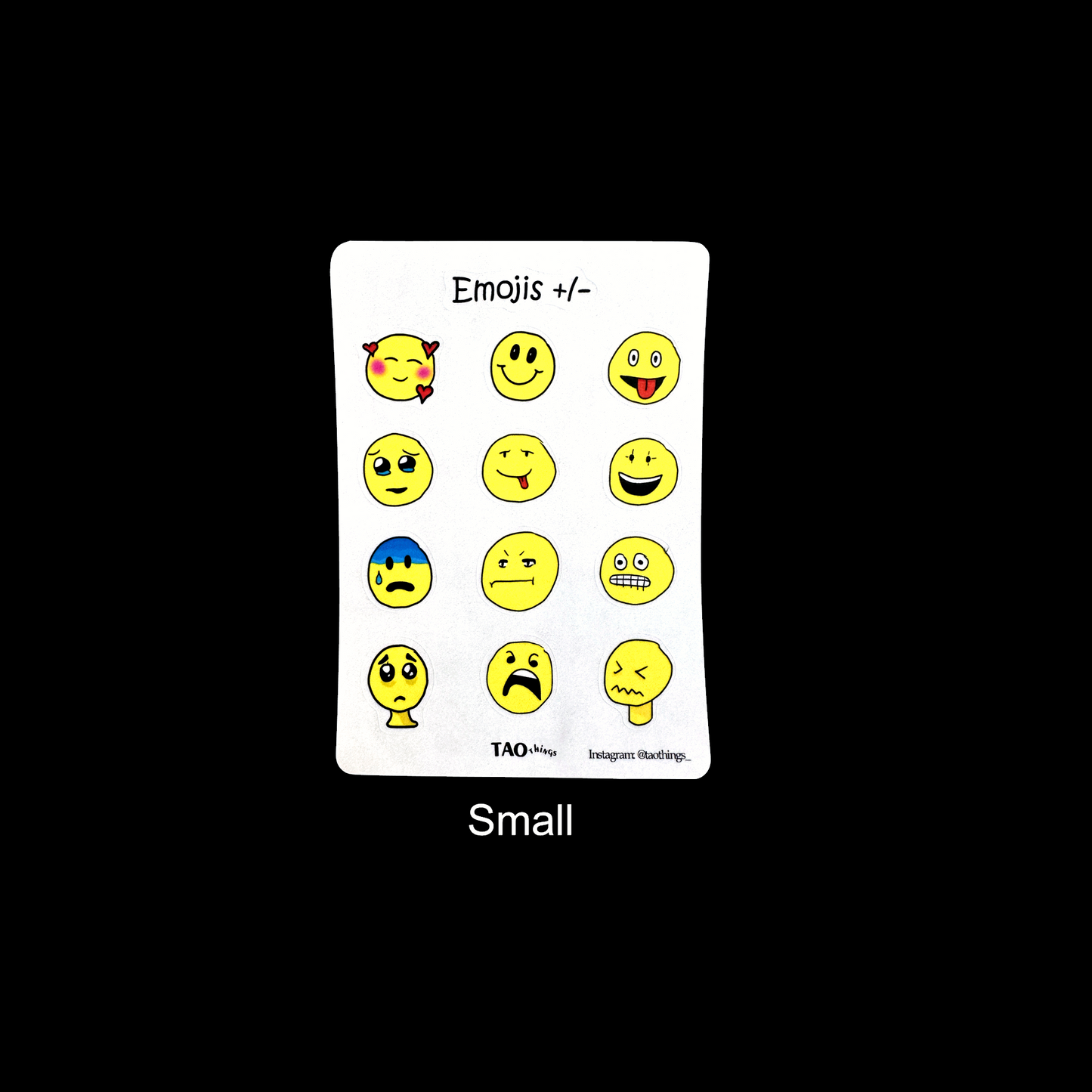 Emojis (All the feels) - sticker sheets by TAOthings Comics