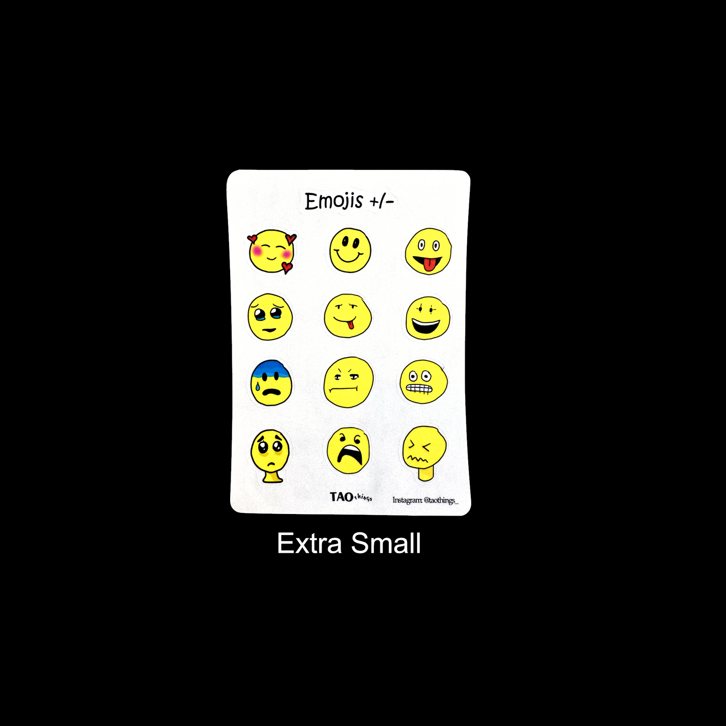 Emojis (All the feels) - sticker sheets by TAOthings Comics