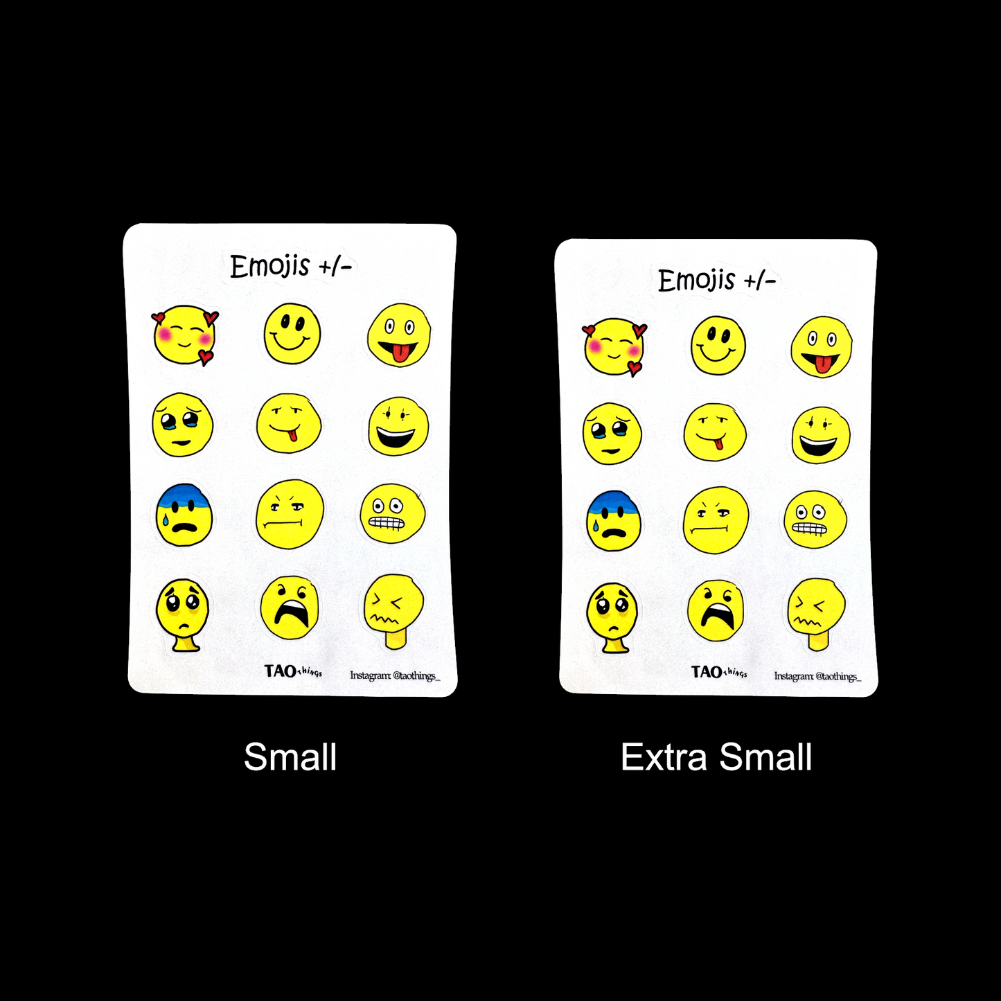 Emojis (All the feels) - sticker sheets by TAOthings Comics