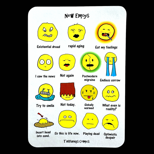 New Emojis (for 2025 and beyond) - sticker sheets by TAOthings Comics
