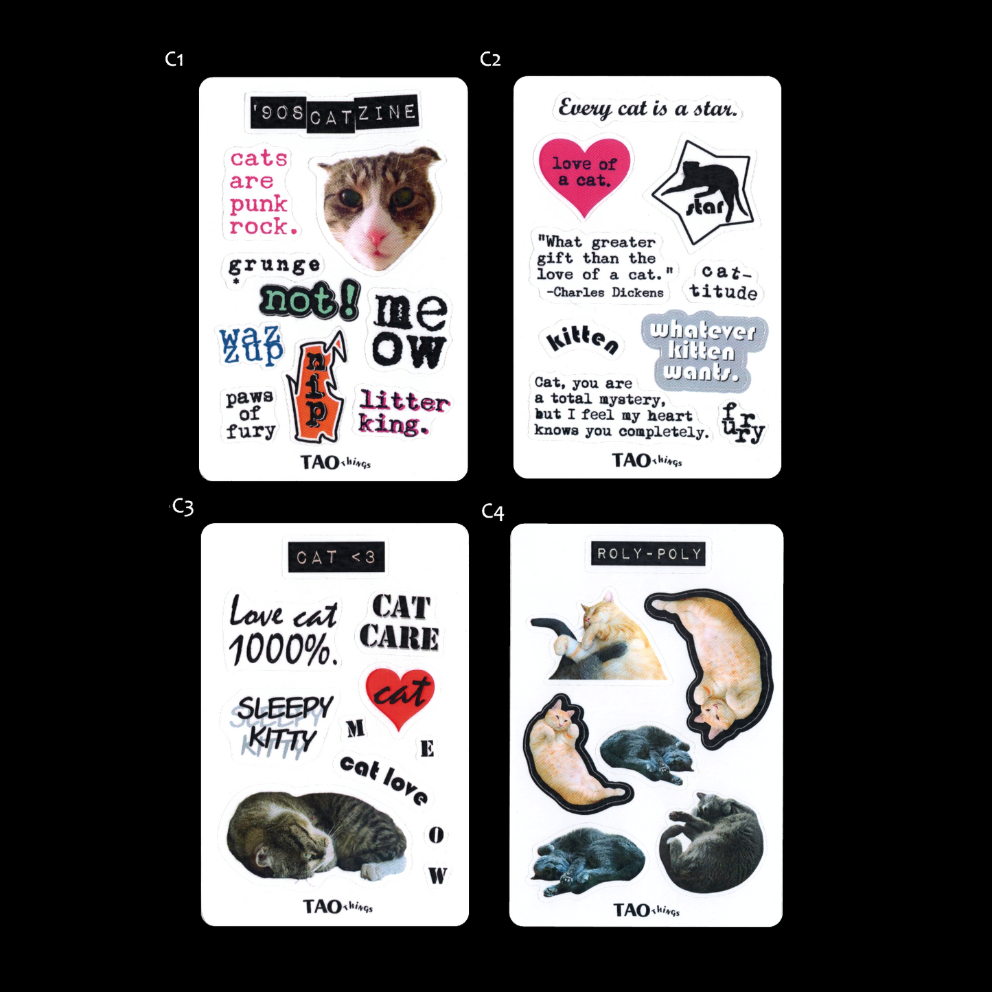 MINI-SIZE - sticker sheets by TAOthings Studio