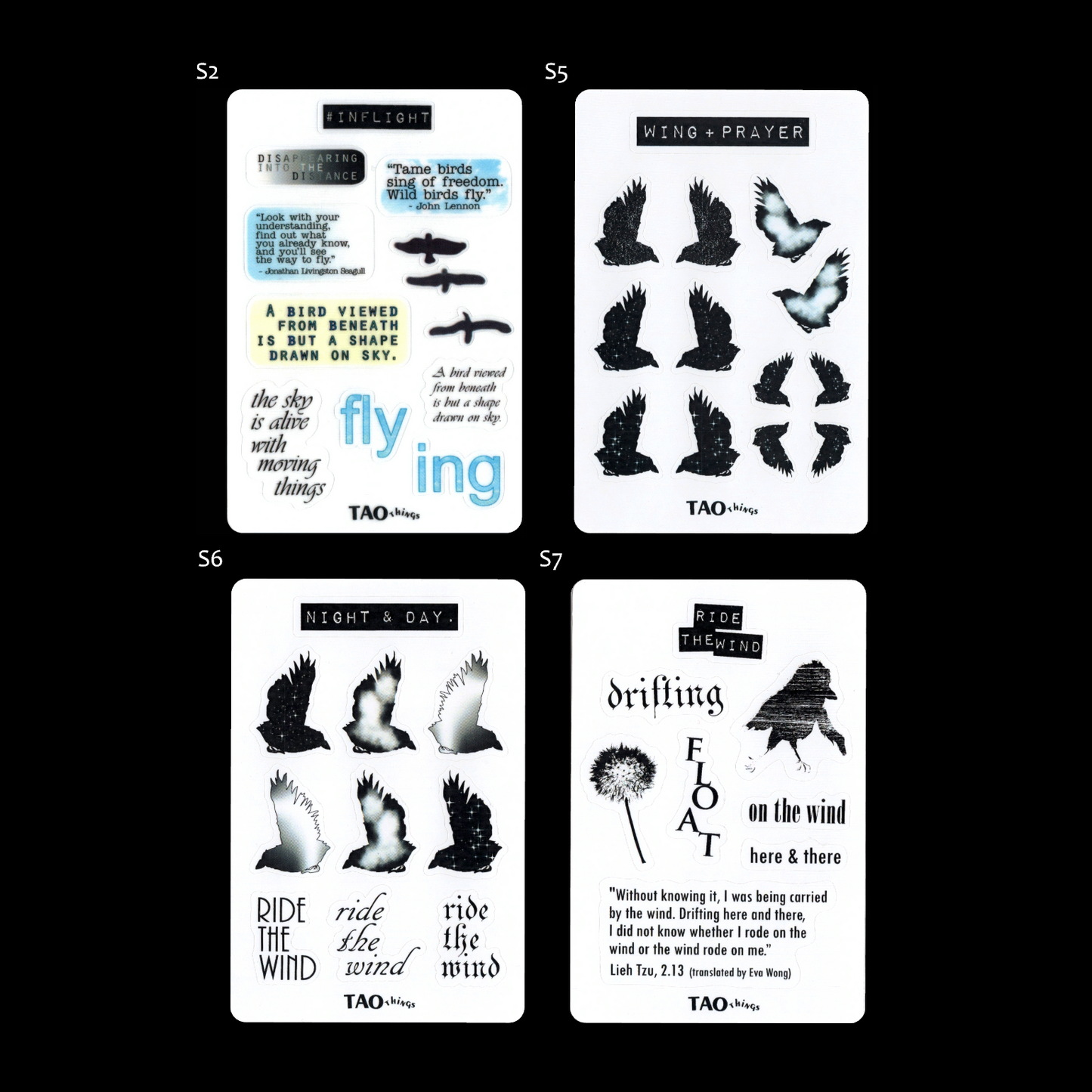 MINI-SIZE - sticker sheets by TAOthings Studio