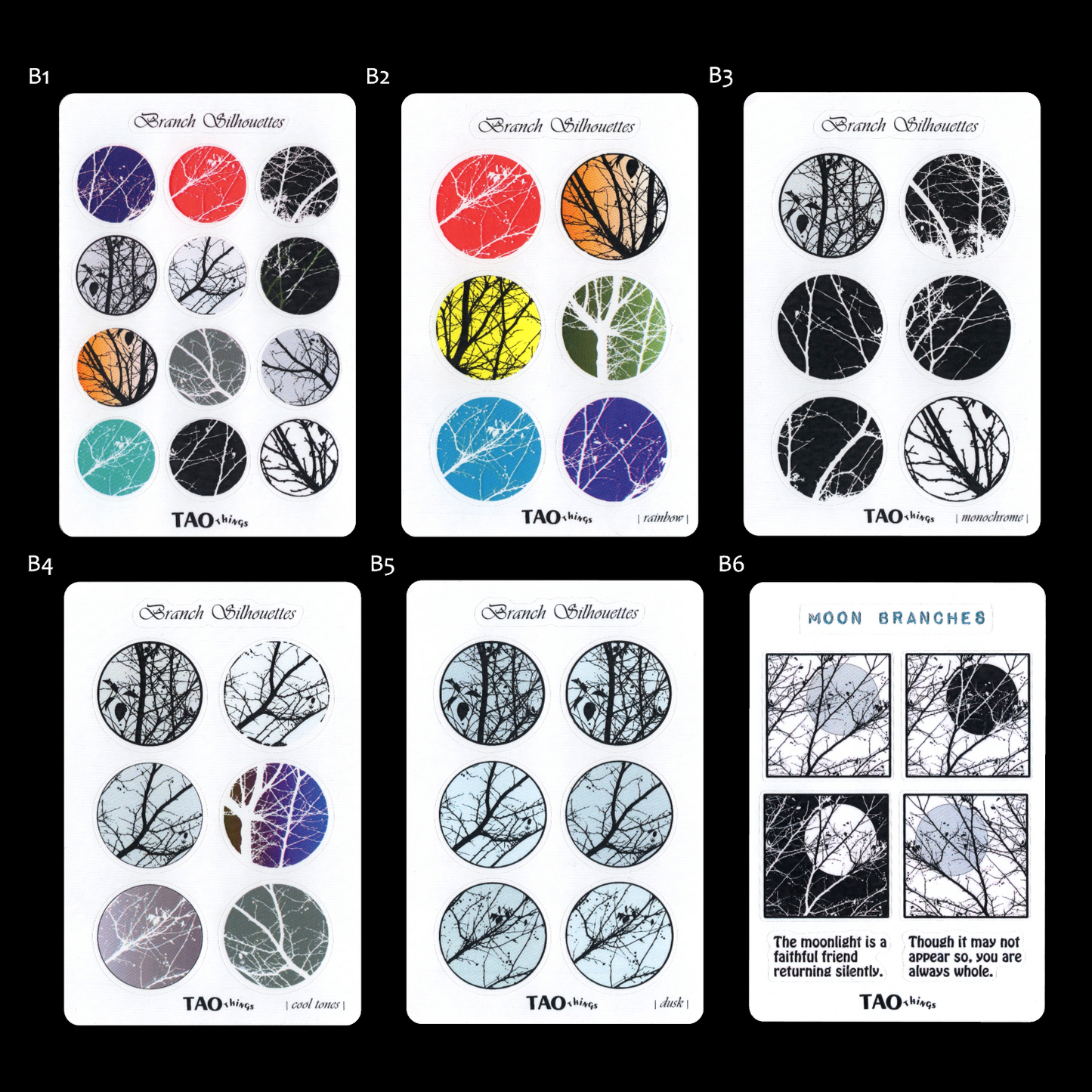 MINI-SIZE - sticker sheets by TAOthings Studio