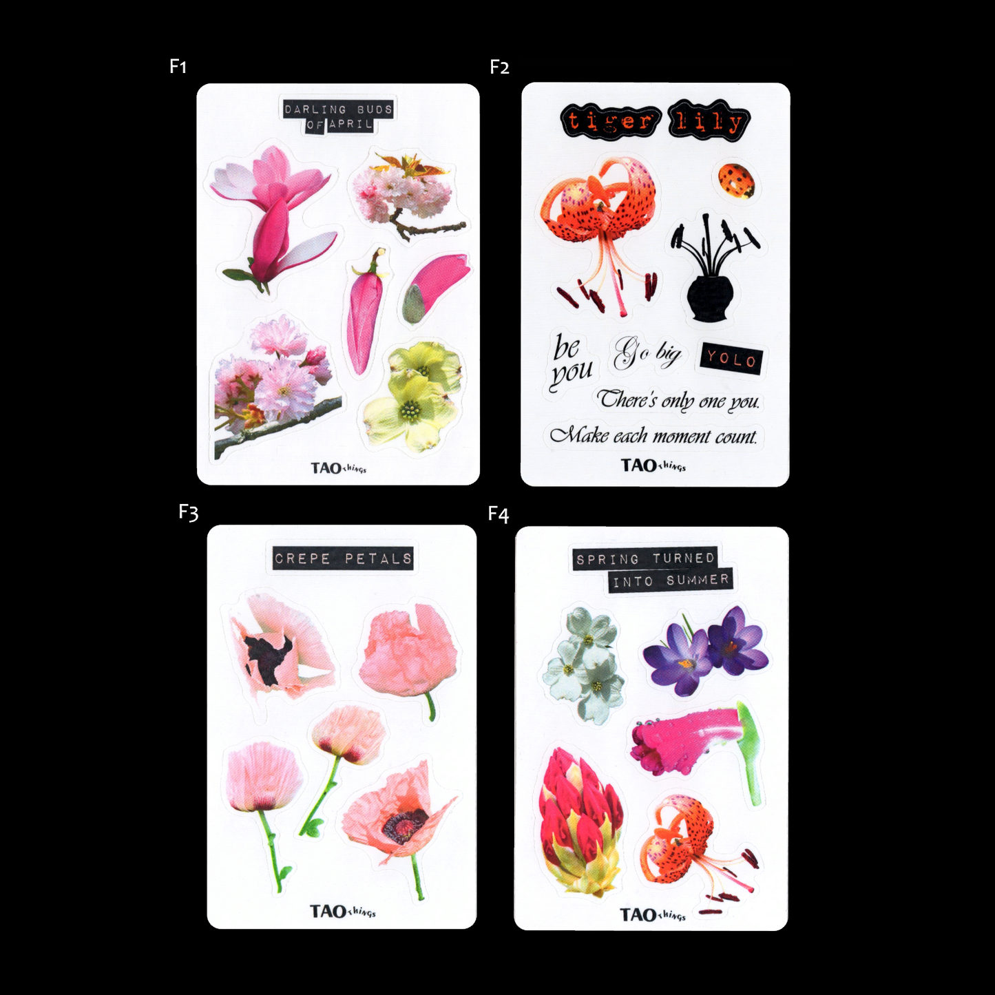 MINI-SIZE - sticker sheets by TAOthings Studio