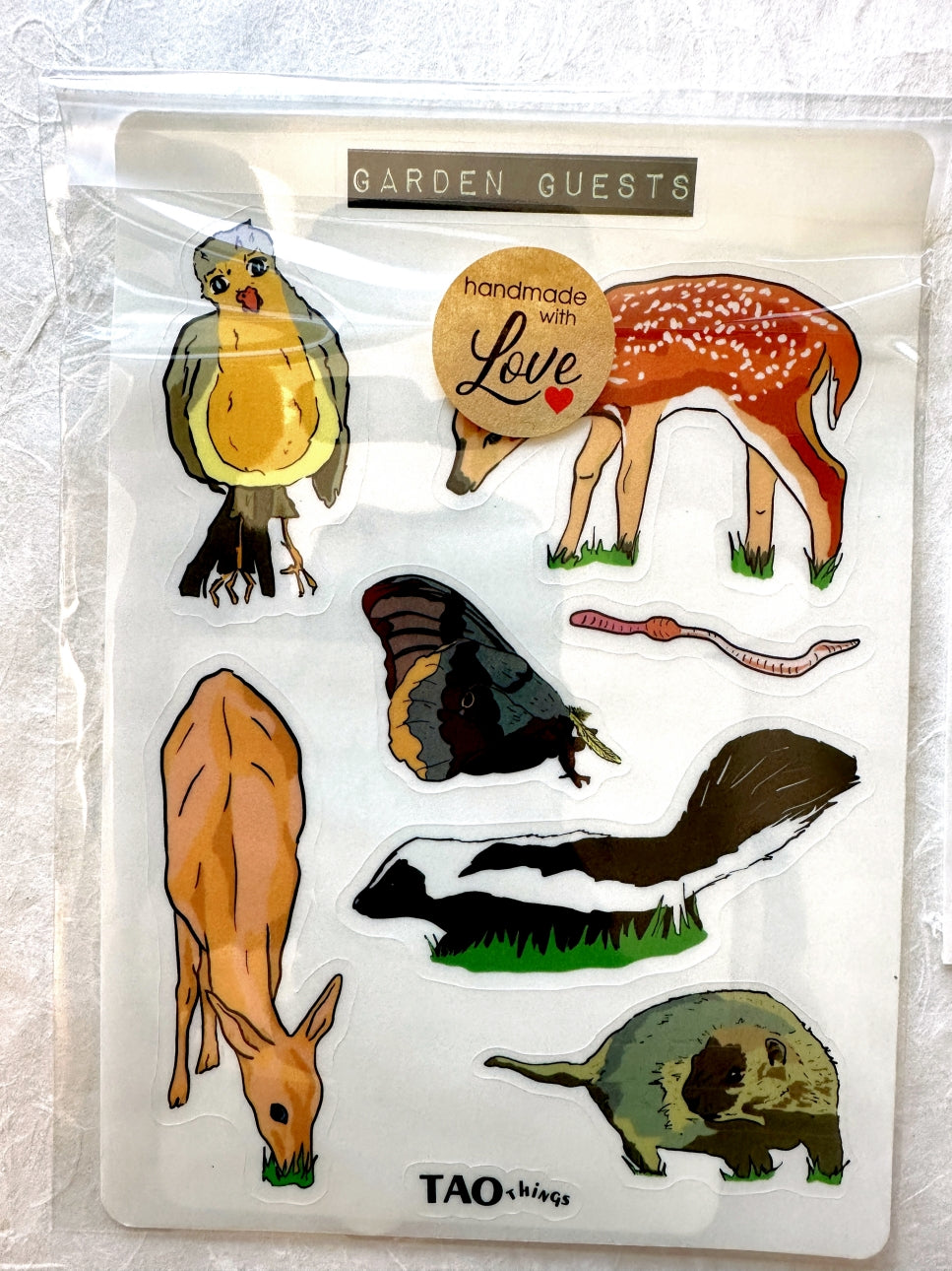 Garden Guests - sticker sheet by TAOthings Studio