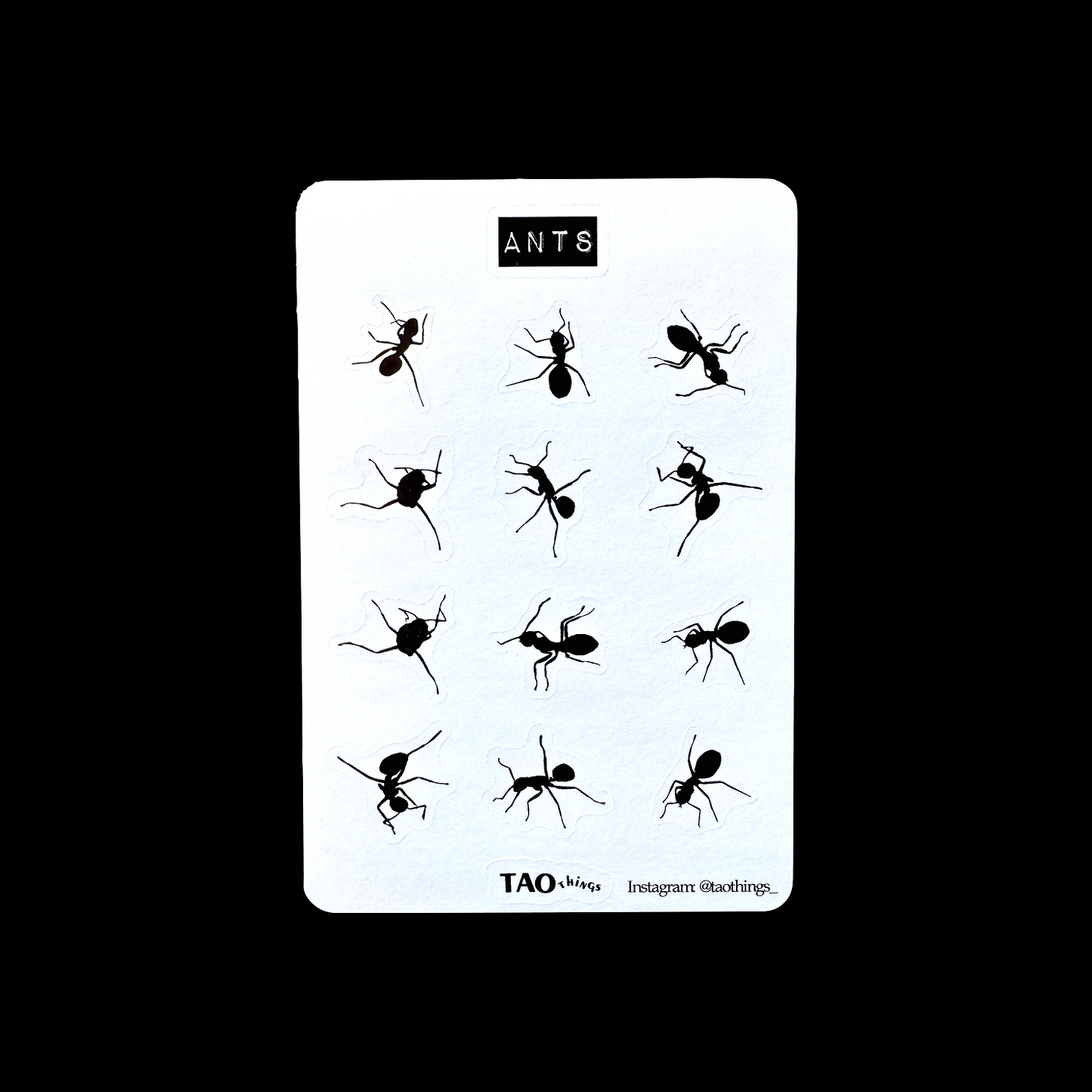 Ants - sticker sheet by TAOthings Studio