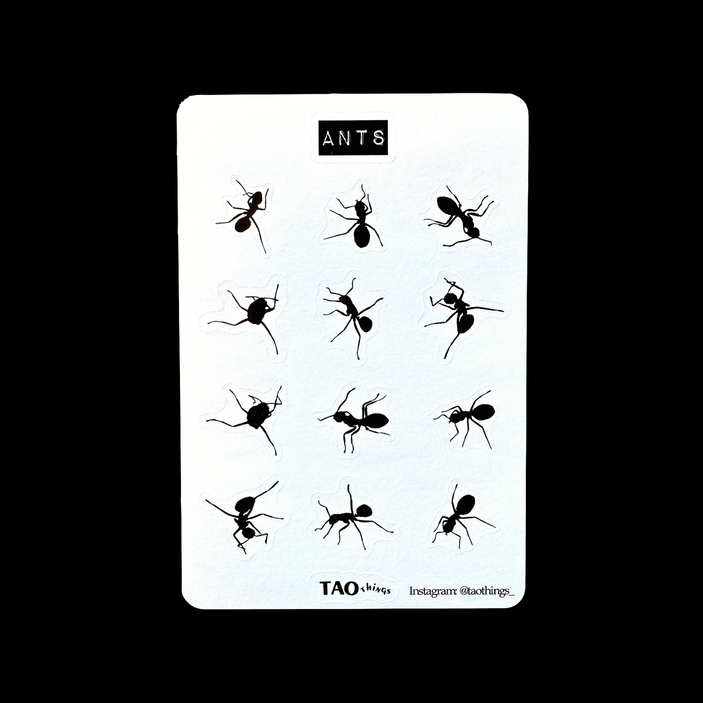 Ants - sticker sheet by TAOthings Studio