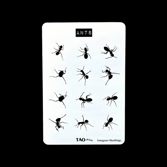 Ants - sticker sheet by TAOthings Studio
