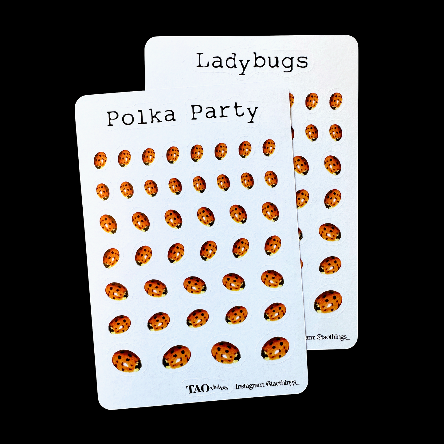 Ladybugs - sticker sheet by TAOthings Studio