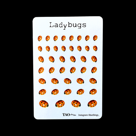 Ladybugs - sticker sheet by TAOthings Studio