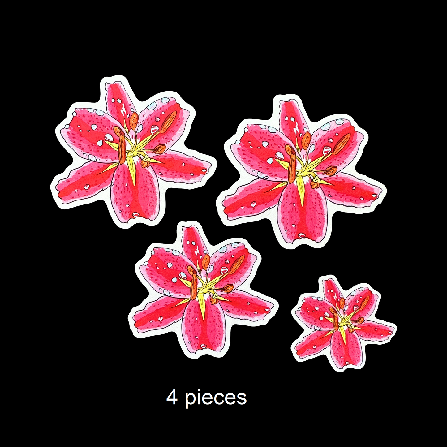Big Bloomers - sticker flakes by TAOthings Studio