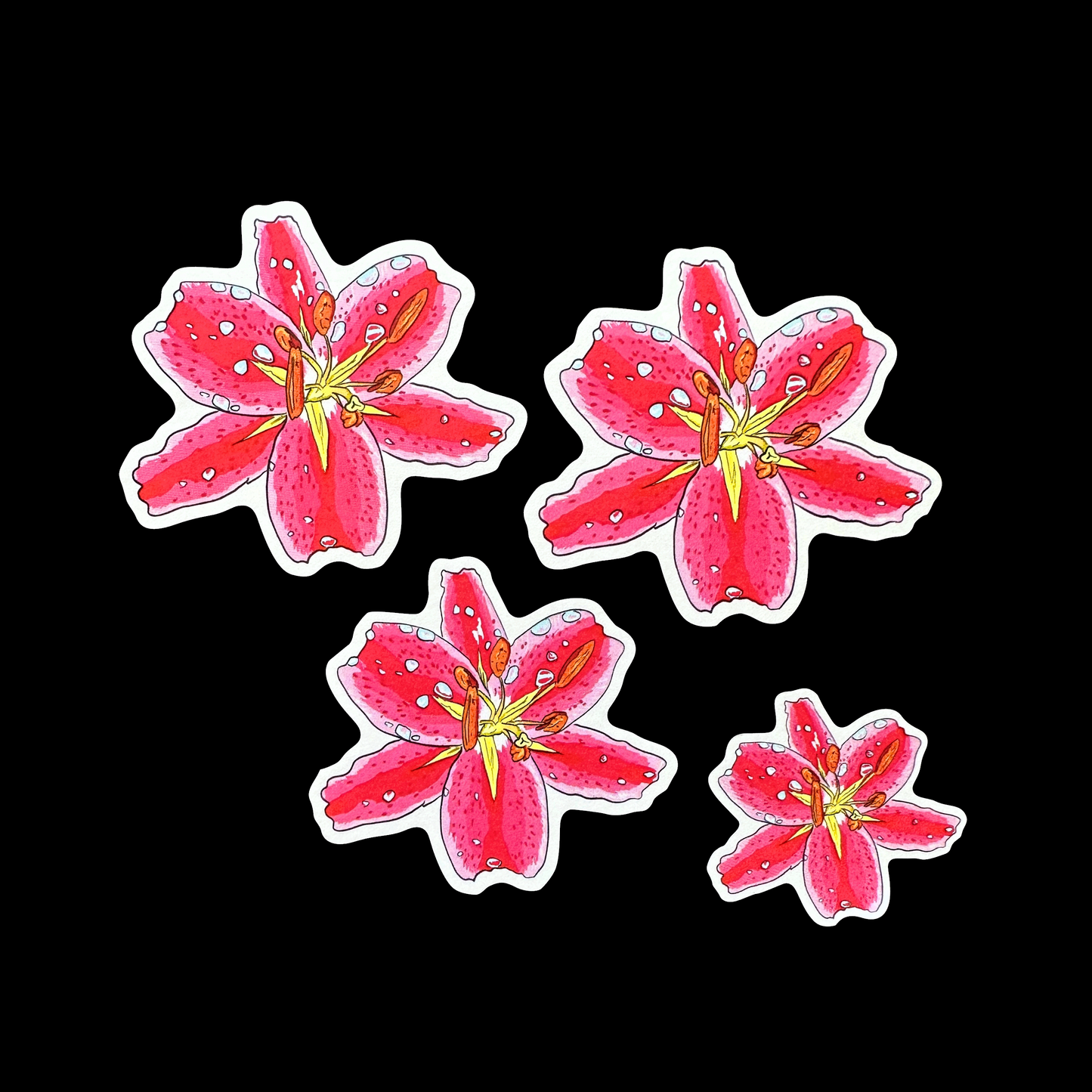 Big Bloomers - sticker flakes by TAOthings Studio