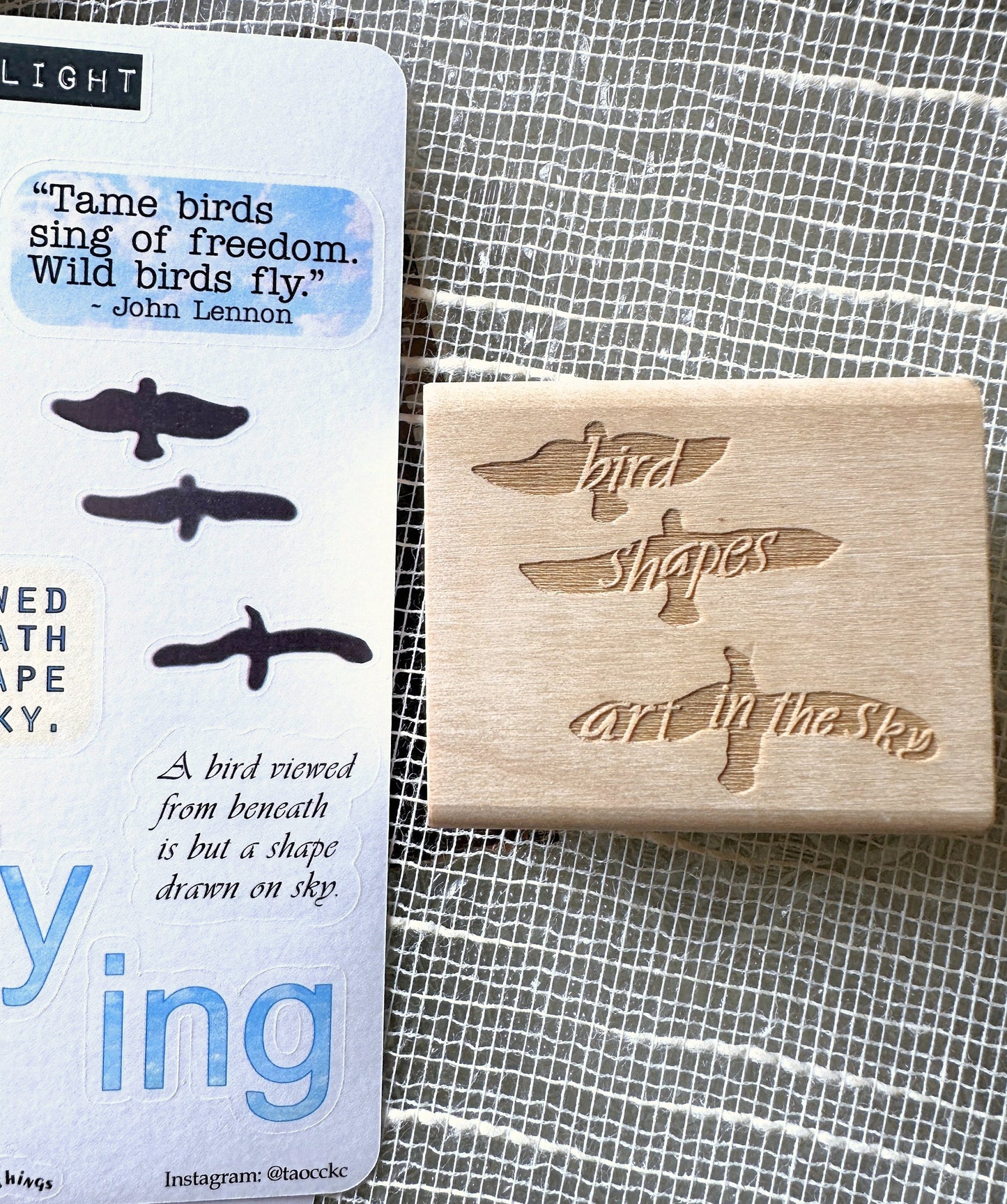 Fly & Flow - Zen sticker sheets by TAOthings Studio