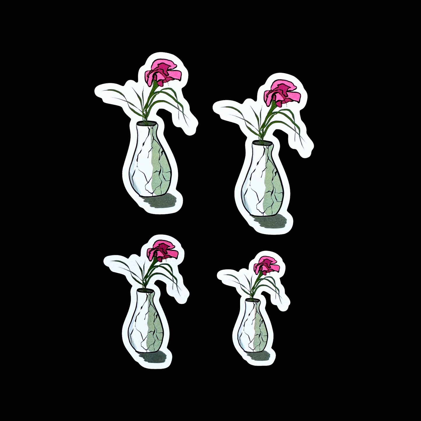 Broken (Beautiful) - sticker sheet by TAOthings Studio