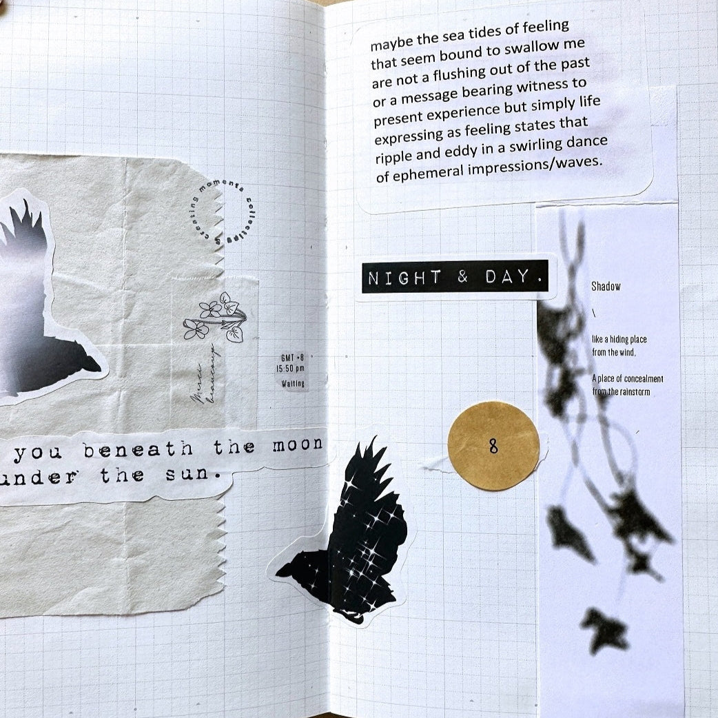 Cosmic bird - sticker sheets by TAOthings Studio