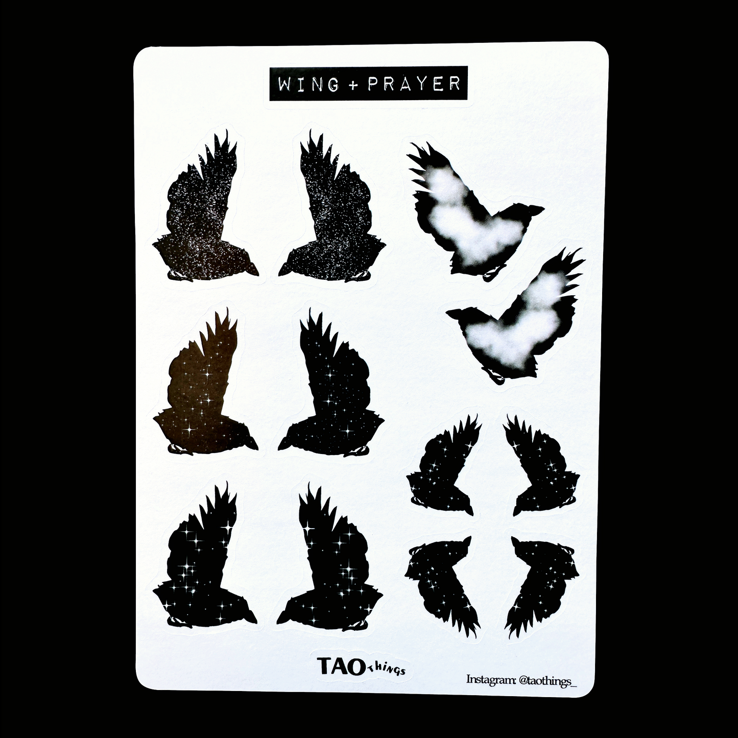 Cosmic bird - sticker sheets by TAOthings Studio
