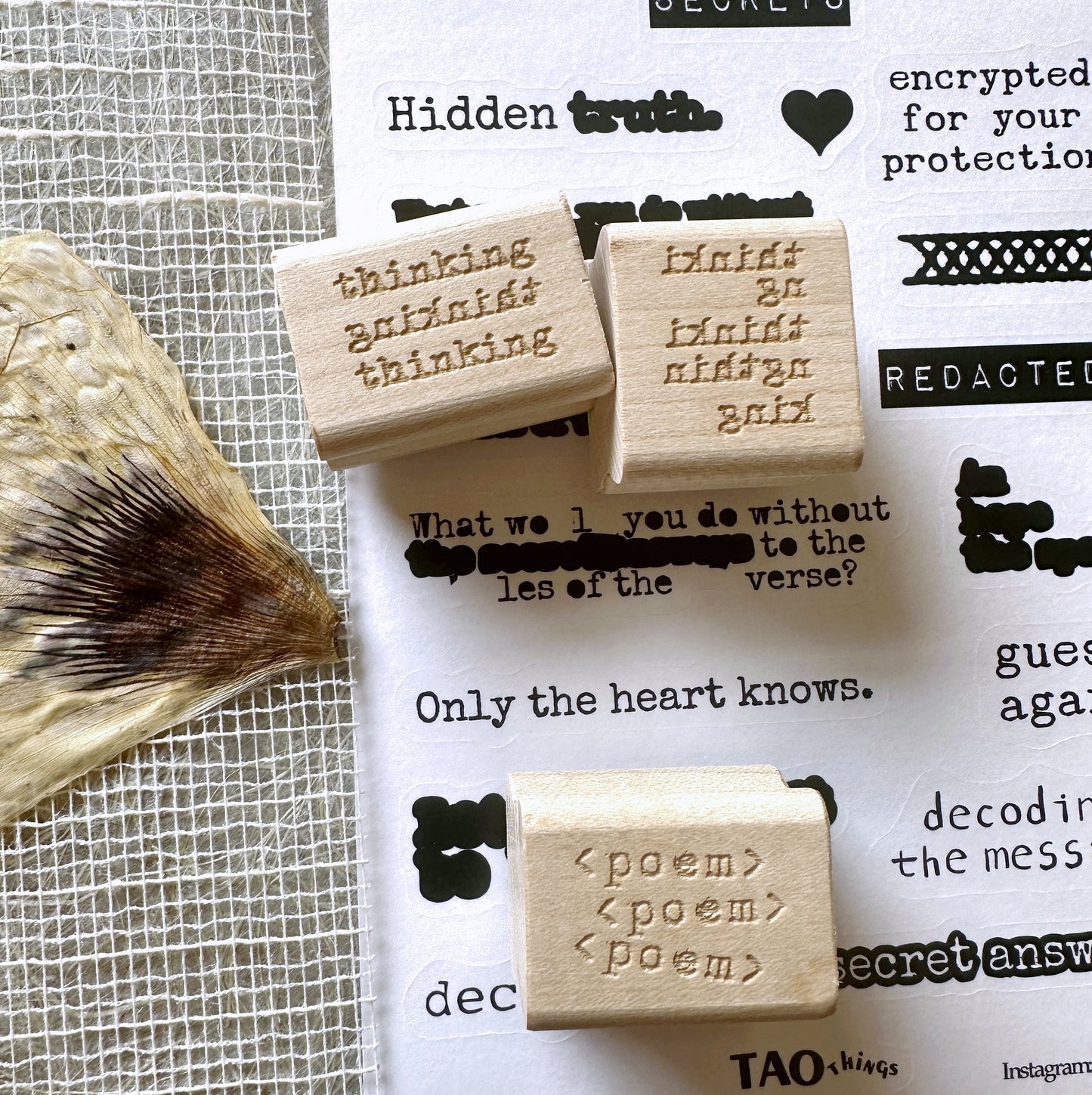 My Ideas - sticker sheet by TAOthings Studio