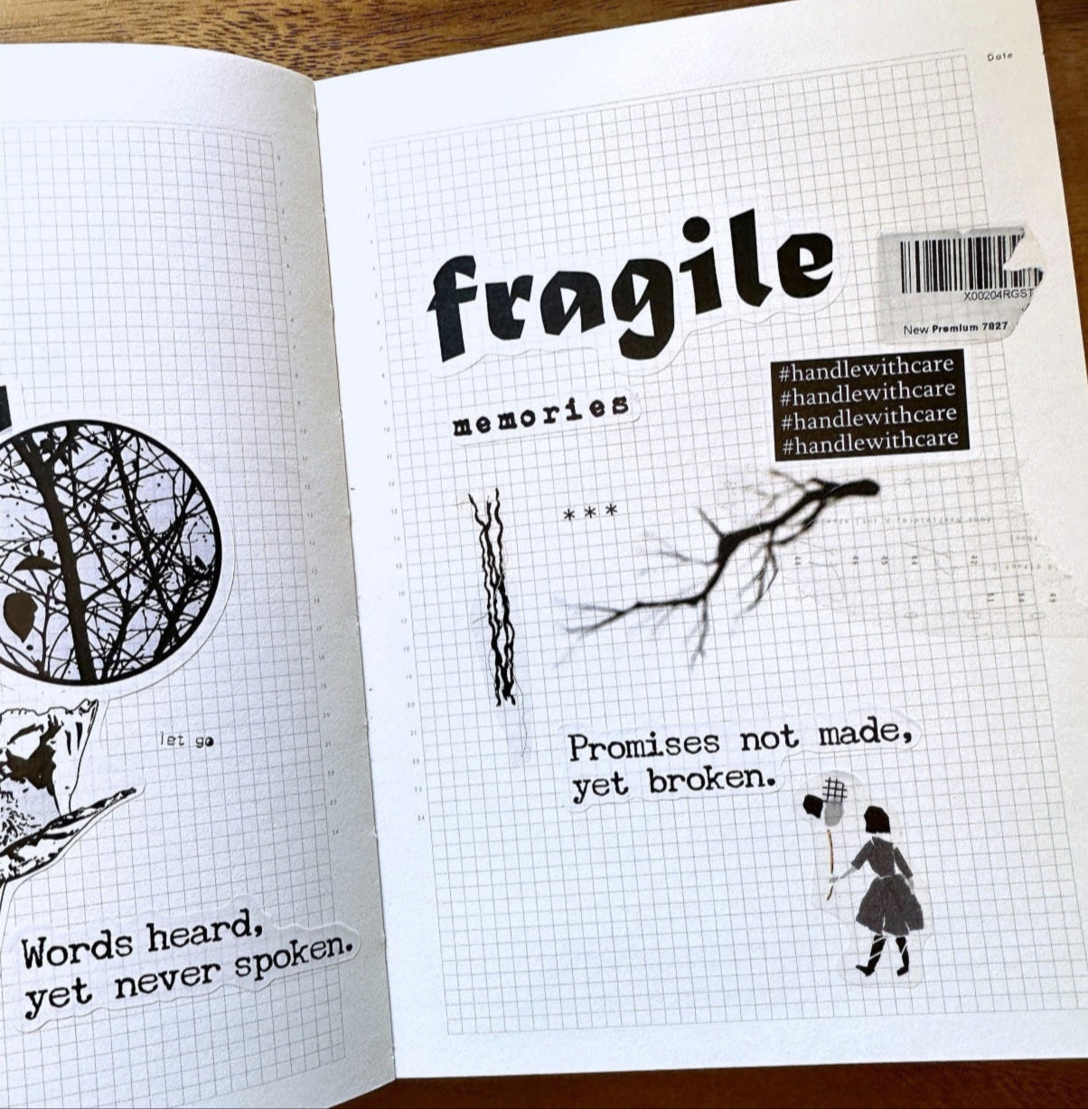 Fragile - sticker sheet by TAOthings Studio