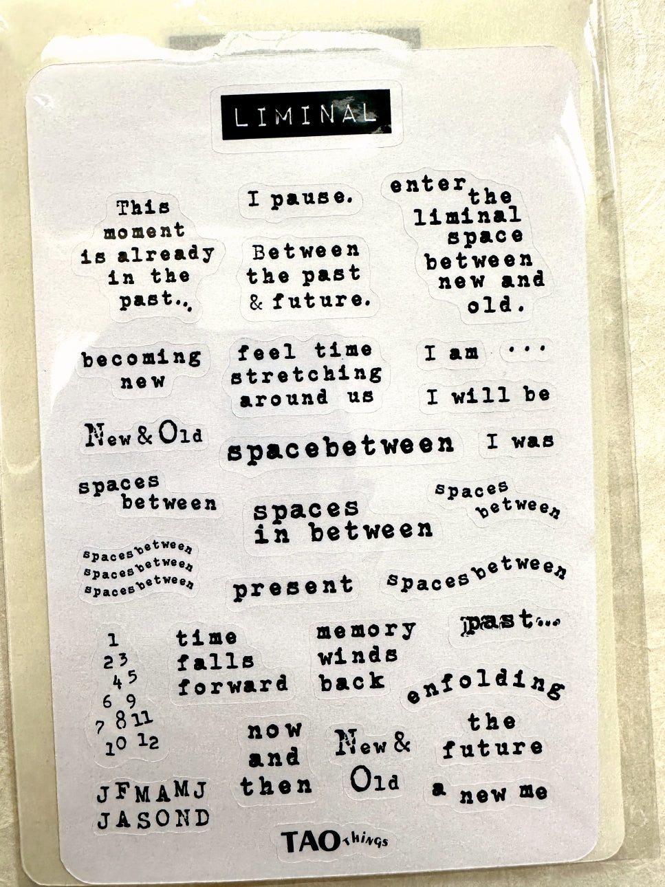 Liminal - sticker sheet by TAOthings Studio