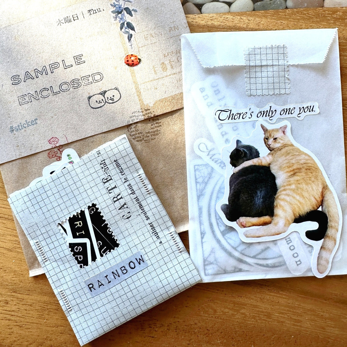 Monochrome Rainbow - sticker sheet by TAOthings Studio