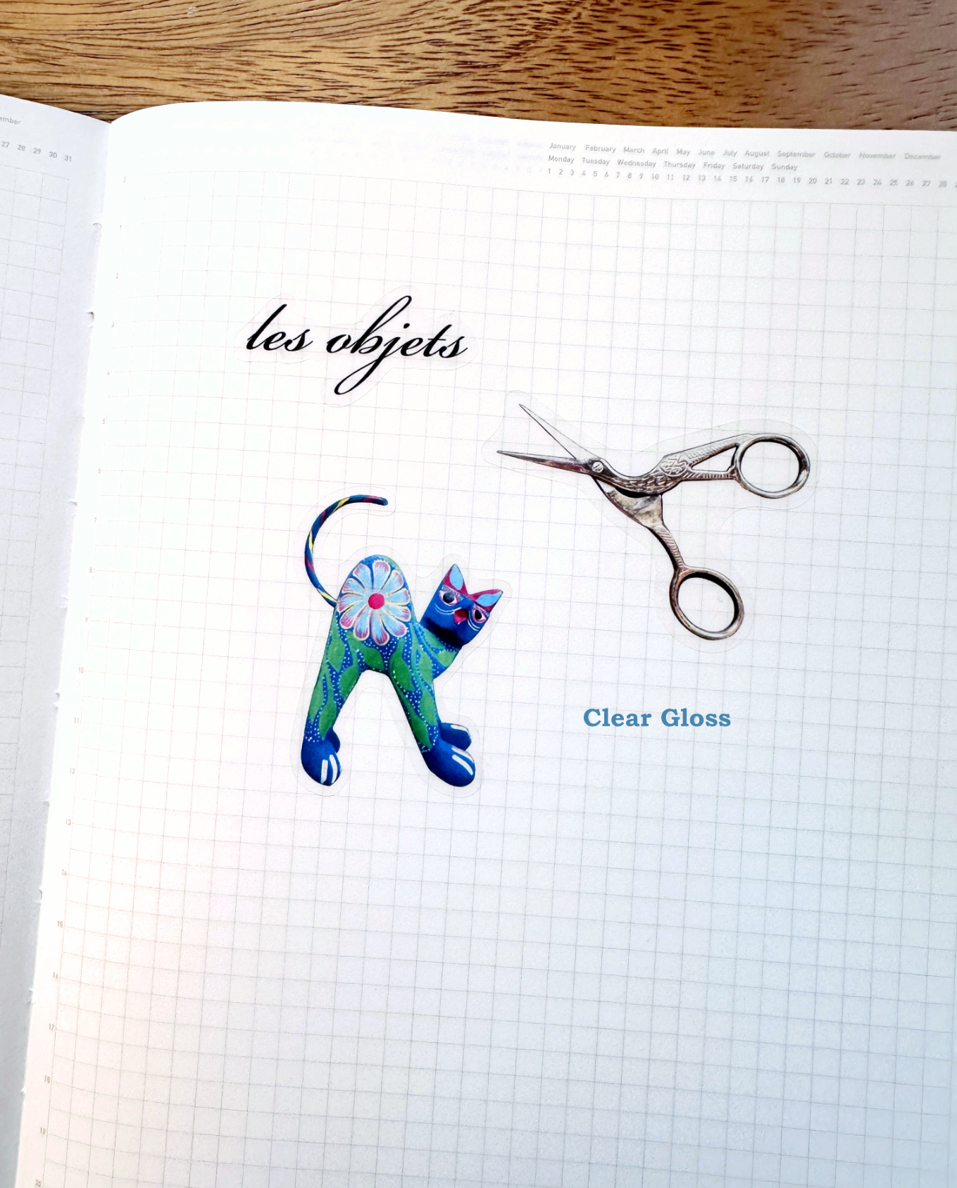 Les Objets - sticker sheet by TAOthings Studio