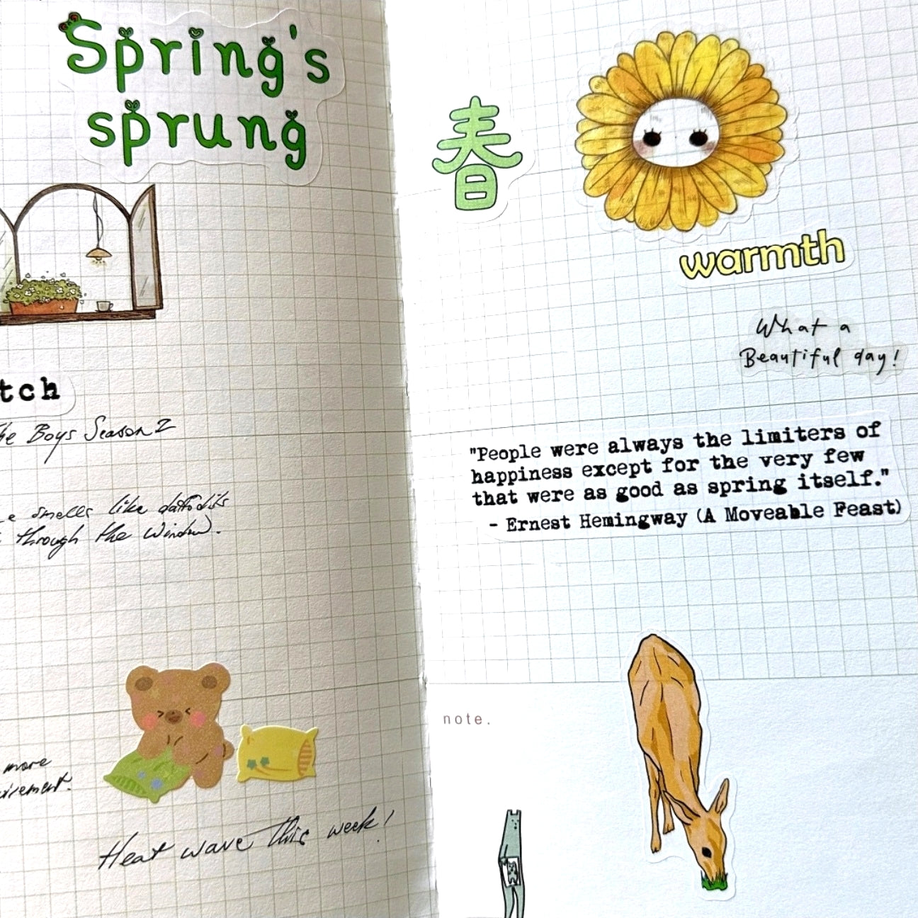 Spring Quotes - sticker sheet by TAOthings Studio