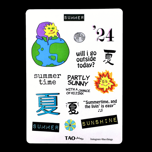 Summer - sticker sheet by TAOthings Studio