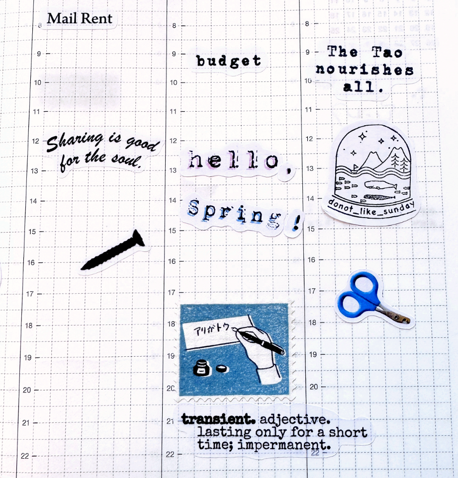 Spring - sticker sheets by TAOthings Studio
